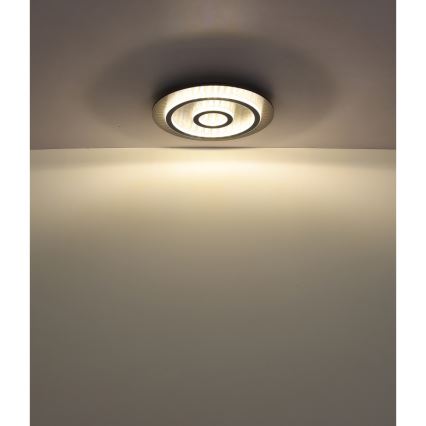 Globo - Ρυθμιζόμενο LED φωτιστικό οροφής 40W/230V 3000-6500K διάμ. 45 cm ανθρακί + τηλεχειριστήριο
