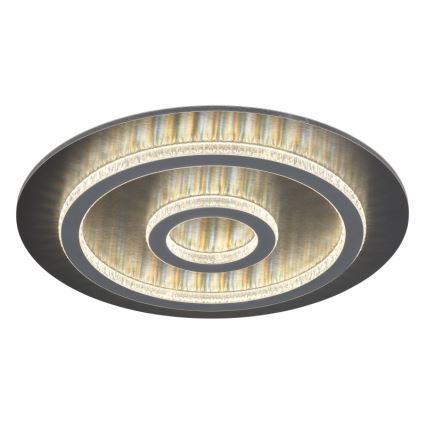 Globo - Ρυθμιζόμενο LED φωτιστικό οροφής 40W/230V 3000-6500K διάμ. 45 cm ανθρακί + τηλεχειριστήριο