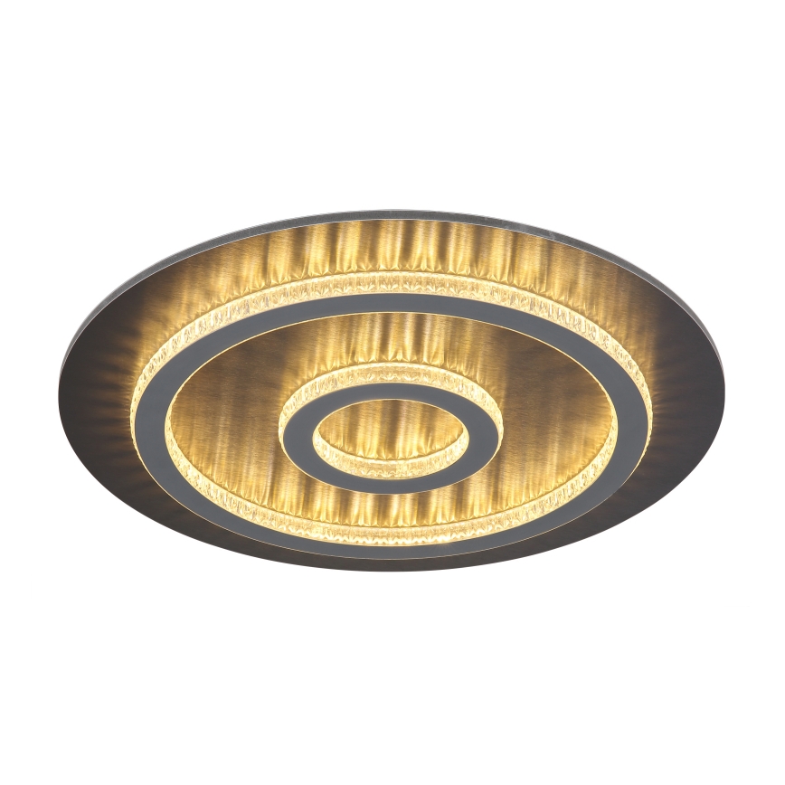 Globo - Ρυθμιζόμενο LED φωτιστικό οροφής 40W/230V 3000-6500K διάμ. 45 cm ανθρακί + τηλεχειριστήριο