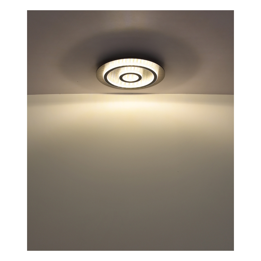 Globo - Ρυθμιζόμενο LED φωτιστικό οροφής 40W/230V 3000-6500K διάμ. 45 cm ανθρακί + τηλεχειριστήριο