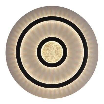 Globo - LED ρυθμιζόμενο φωτιστικό οροφής LED/40W/230V 3000-6500K Ø 45 cm μαύρο + τηλεχειριστήριο