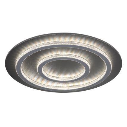 Globo - LED Ρυθμιζόμενο φωτιστικό οροφής LED/60W/230V 3000-6500K διάμ. 55 cm ανθρακί + τηλεχειριστήριο