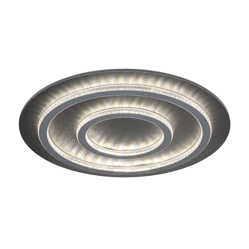 Globo - LED Ρυθμιζόμενο φωτιστικό οροφής LED/60W/230V 3000-6500K διάμ. 55 cm ανθρακί + τηλεχειριστήριο