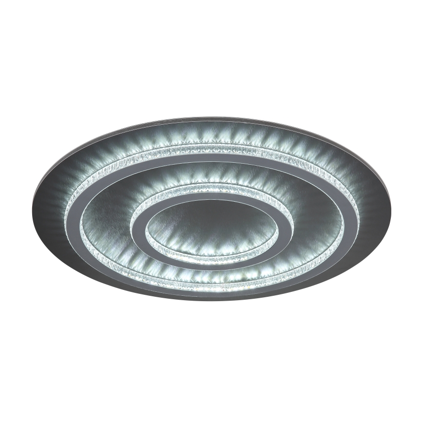 Globo - LED Ρυθμιζόμενο φωτιστικό οροφής LED/60W/230V 3000-6500K διάμ. 55 cm ανθρακί + τηλεχειριστήριο