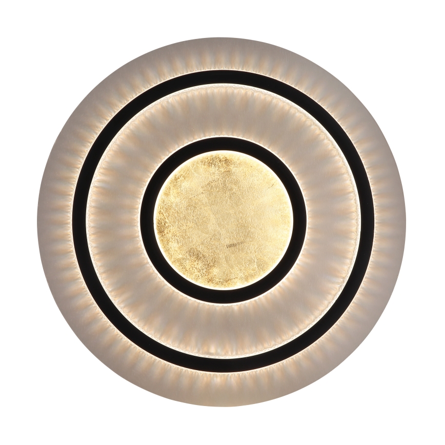 Globo - Ρυθμιζόμενο φωτιστικό οροφής LED/60W/230V 3000-6500K διάμ. 55 cm μαύρο + τηλεχειριστήριο