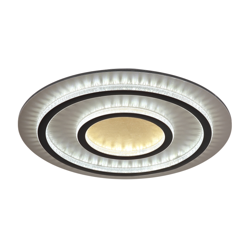 Globo - Ρυθμιζόμενο φωτιστικό οροφής LED/60W/230V 3000-6500K διάμ. 55 cm μαύρο + τηλεχειριστήριο
