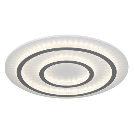 Globo - Ρυθμιζόμενο φωτιστικό οροφής LED, 60W, 230V, 3000-6500K, Ø 55 cm, λευκό + τηλεχειριστήριο