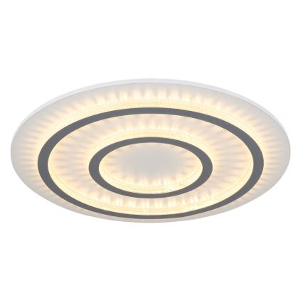 Globo - Ρυθμιζόμενο φωτιστικό οροφής LED, 60W, 230V, 3000-6500K, Ø 55 cm, λευκό + τηλεχειριστήριο