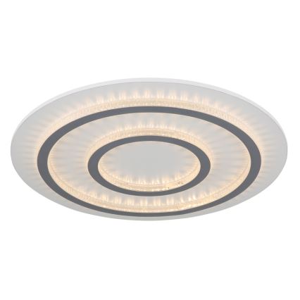 Globo - Ρυθμιζόμενο φωτιστικό οροφής LED, 60W, 230V, 3000-6500K, Ø 55 cm, λευκό + τηλεχειριστήριο