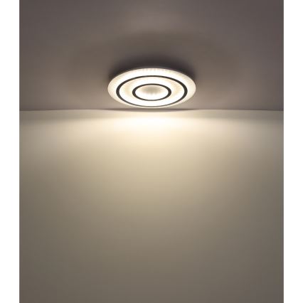 Globo - Ρυθμιζόμενο φωτιστικό οροφής LED, 60W, 230V, 3000-6500K, Ø 55 cm, λευκό + τηλεχειριστήριο