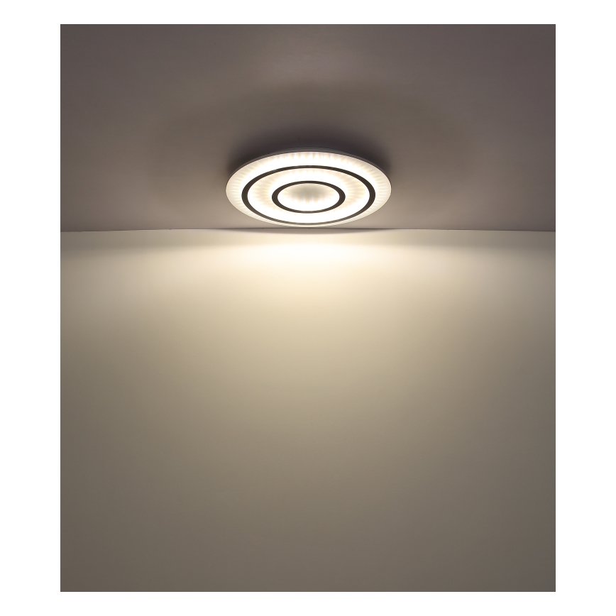 Globo - Ρυθμιζόμενο φωτιστικό οροφής LED, 60W, 230V, 3000-6500K, Ø 55 cm, λευκό + τηλεχειριστήριο