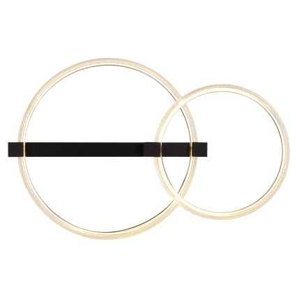 Globo - LED φωτιστικό οροφής LED/24W/230V 3000K 58x38 cm μαύρο