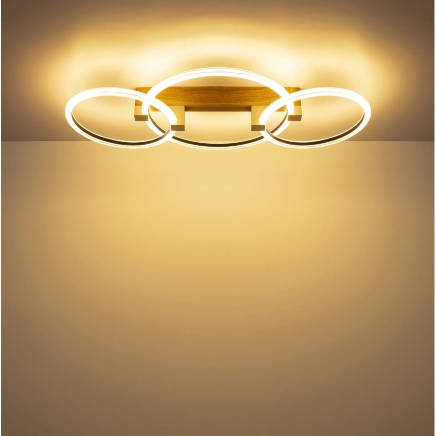 Globo - Φωτιστικό οροφής LED LED/40W/230V 3000K 76,1x38 cm καφέ