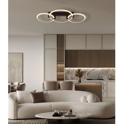 Globo - φωτιστικό οροφής LED/40W/230V 3000K 76,1x38 cm μαύρο