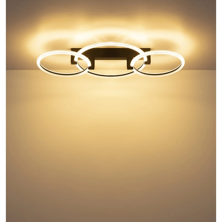 Globo - φωτιστικό οροφής LED/40W/230V 3000K 76,1x38 cm μαύρο