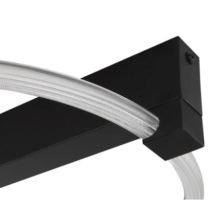 Globo - LED Φωτιστικό οροφής LED/15W/230V 3000K 41,5x38 cm μαύρο
