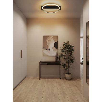 Globo - Φωτιστικό οροφής LED/15W/230V 3000K 41,4x38 cm μαύρο