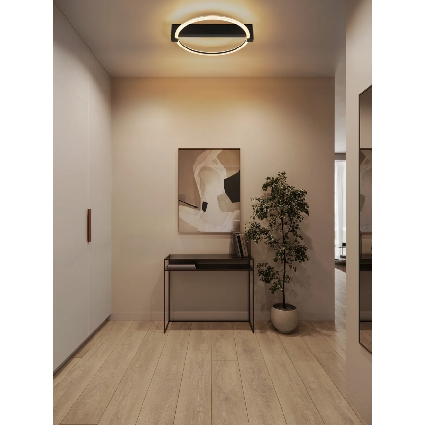 Globo - Φωτιστικό οροφής LED/15W/230V 3000K 41,4x38 cm μαύρο