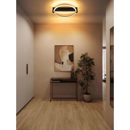 Globo - Φωτιστικό οροφής LED/15W/230V 3000K 41,4x38 cm μαύρο