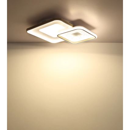 Globo - Ρυθμιζόμενο φωτιστικό οροφής LED/48W/230V 2700-6000K 50x50 cm + τηλεχειριστήριο
