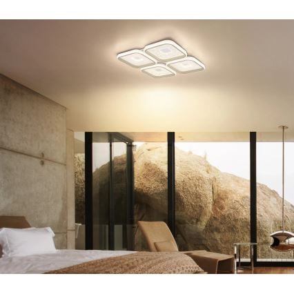 Globo - Ρυθμιζόμενο φωτιστικό οροφής LED/55W/230V 2700-6000K 54x54 cm + τηλεχειριστήριο