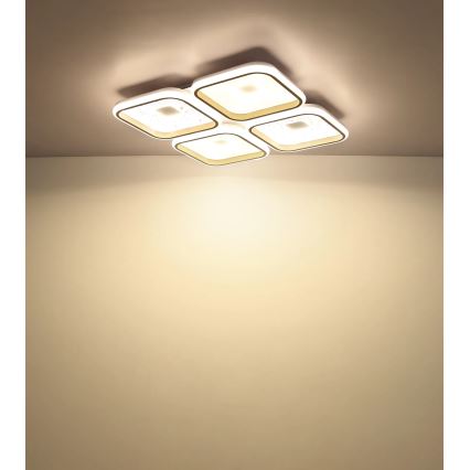 Globo - Ρυθμιζόμενο φωτιστικό οροφής LED/55W/230V 2700-6000K 54x54 cm + τηλεχειριστήριο