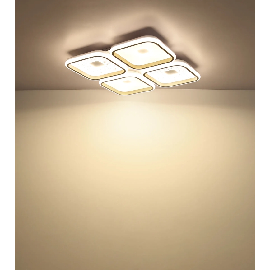 Globo - Ρυθμιζόμενο φωτιστικό οροφής LED/55W/230V 2700-6000K 54x54 cm + τηλεχειριστήριο
