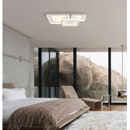 Globo - Ρυθμιζόμενο LED φωτιστικό οροφής LED/55W/230V 2700-6000K 65x45,5 cm + τηλεχειριστήριο