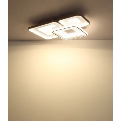 Globo - Ρυθμιζόμενο LED φωτιστικό οροφής LED/55W/230V 2700-6000K 65x45,5 cm + τηλεχειριστήριο