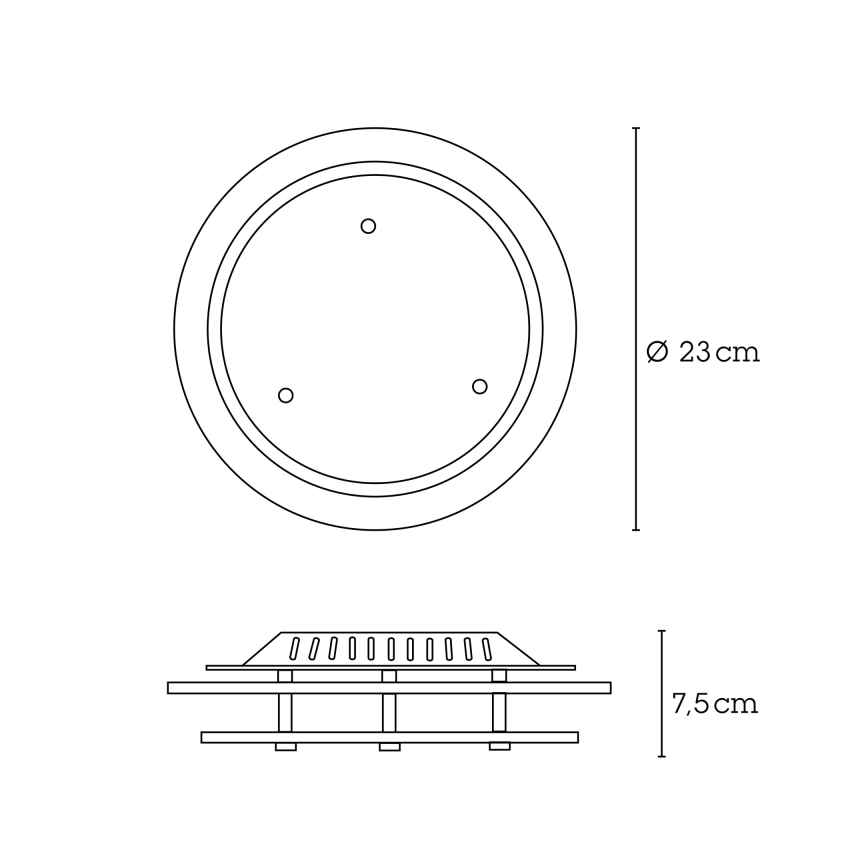 Globo - Φως οροφής 1xE27/60W/230V