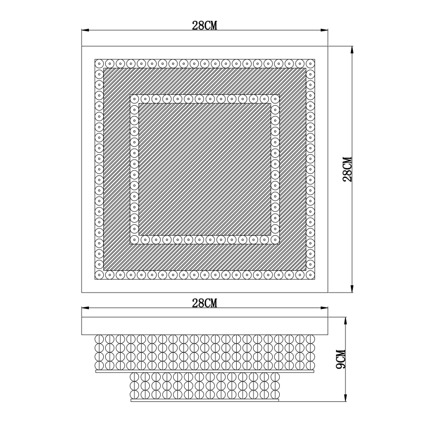 Globo - LED Φως οροφής LED/16W/230V