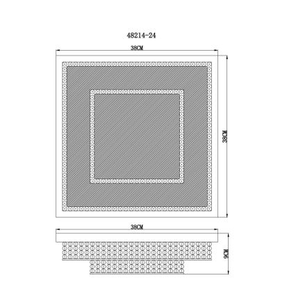 Globo - Φως οροφής LED LED/24W/230V