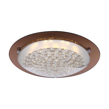Globo 48264 - LED κρυστάλλινο φωτιστικό οροφής TABASCO LED / 18W / 230V
