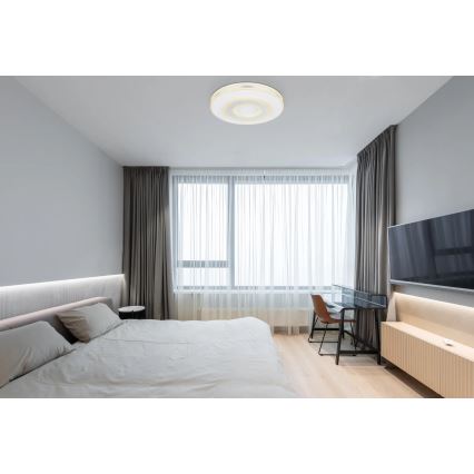 Globo - Ρυθμιζόμενο LED φωτιστικό οροφής LED/48W/230V 2700-6000K διάμ. 42 cm + τηλεχειριστήριο