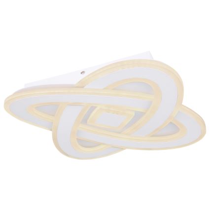 Globo - LED Ρυθμιζόμενο Φωτιστικό Οροφής LED/36W/230V 3000-6000K διάμ. 50 εκ. λευκό + τηλεχειριστήριο
