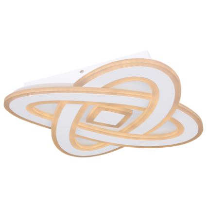 Globo - LED Ρυθμιζόμενο Φωτιστικό Οροφής LED/36W/230V 3000-6000K διάμ. 50 εκ. λευκό + τηλεχειριστήριο