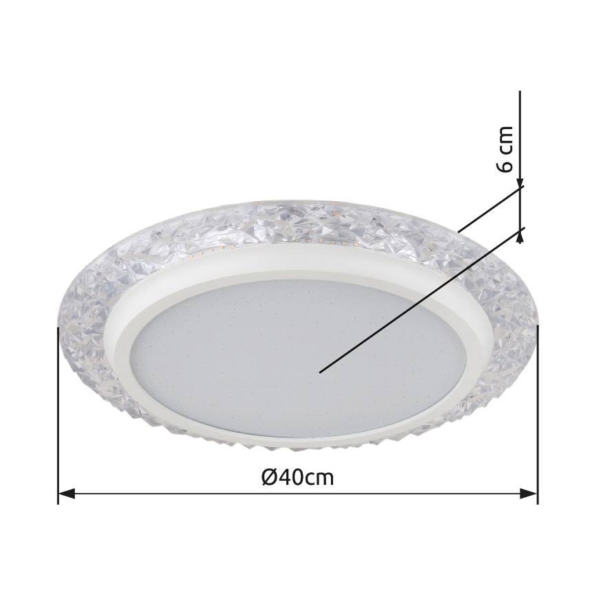 Globo - Φωτιστικό οροφής LED LED/22W/230V 3000K διάμετρος 40 cm