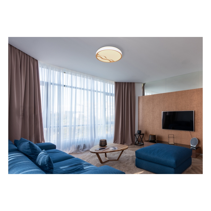 Globo - Φωτιστικό οροφής LED Dimmable LED/30W/230V 2700K/4000K/6500K + τηλεχειριστήριο