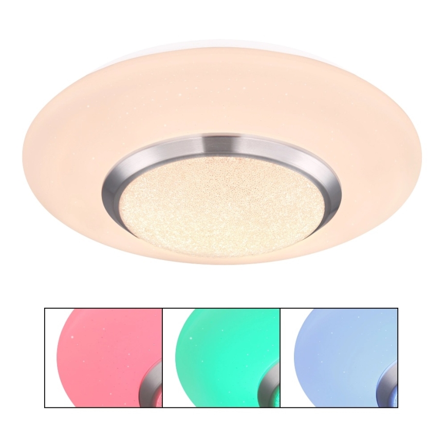 Globo - Ρυθμιζόμενο φωτιστικό οροφής LED RGBW LED/18W/230V 3000K διάμ. 34 cm