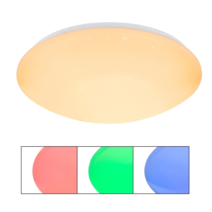 Globo - LED RGB ρυθμιζόμενο φωτιστικό οροφής LED/24W/230V + LED/8W 2700-6500K Ø 41 cm + τηλεχειριστήριο