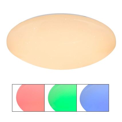 Globo - LED RGB Ρυθμιζόμενο φωτιστικό οροφής LED/48W/230V + LED/10W 2700-6500K Ø 50 cm + τηλεχειριστήριο