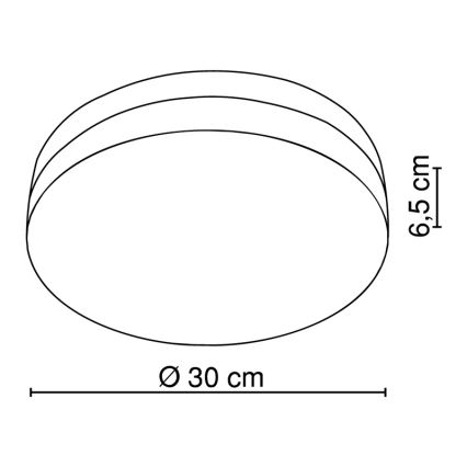 Globo - Φως οροφής 3xE27/40W/230V