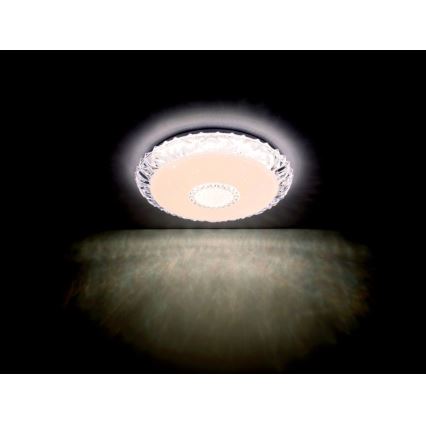 Globo - LED Ρυθμιζόμενο Φωτιστικό Οροφής LED/40W/230V 2700-6500K διάμ. 50 εκ. Wi-Fi Tuya + τηλεχειριστήριο