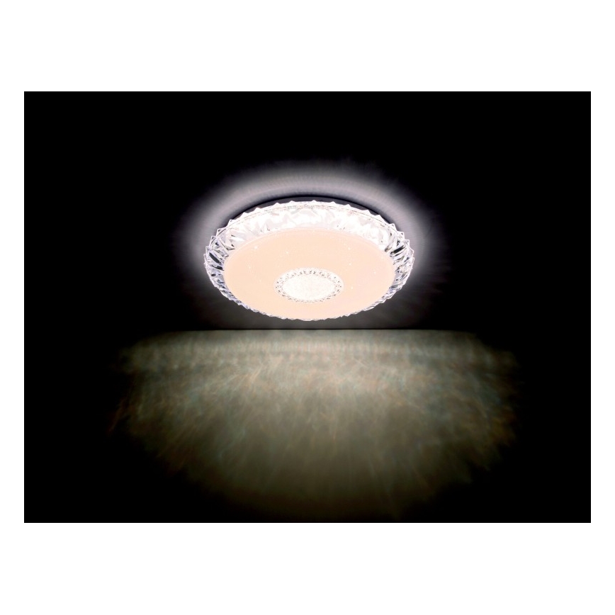 Globo - LED Ρυθμιζόμενο Φωτιστικό Οροφής LED/40W/230V 2700-6500K διάμ. 50 εκ. Wi-Fi Tuya + τηλεχειριστήριο