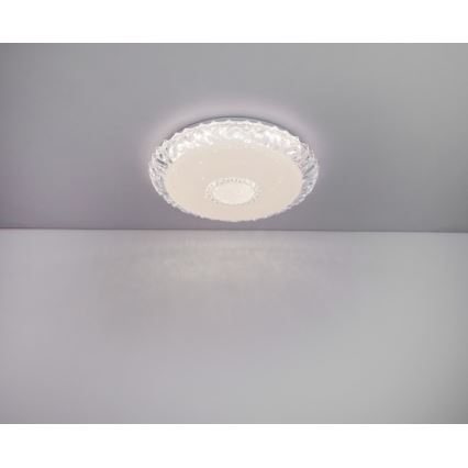 Globo - LED Ρυθμιζόμενο Φωτιστικό Οροφής LED/40W/230V 2700-6500K διάμ. 50 εκ. Wi-Fi Tuya + τηλεχειριστήριο