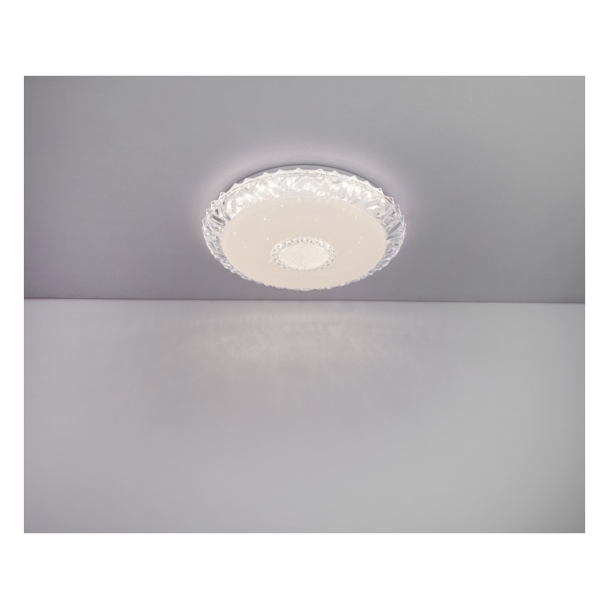 Globo - LED Ρυθμιζόμενο Φωτιστικό Οροφής LED/40W/230V 2700-6500K διάμ. 50 εκ. Wi-Fi Tuya + τηλεχειριστήριο