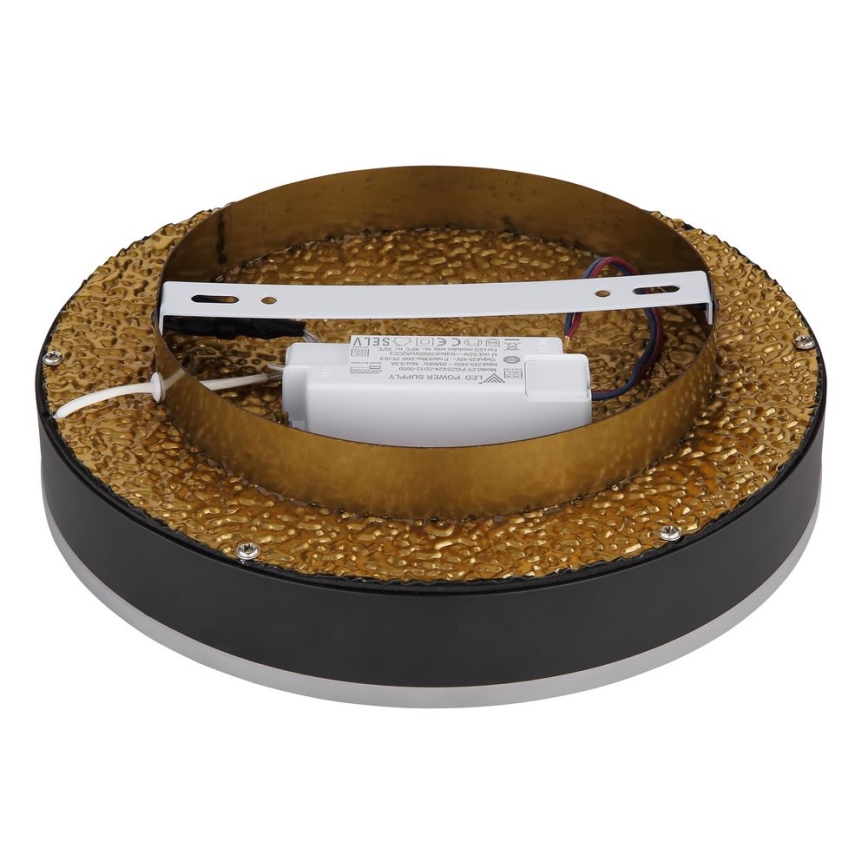 Globo - LED Οροφωτιστικό LED/24W/230V διάμ. 30 εκ. μαύρο