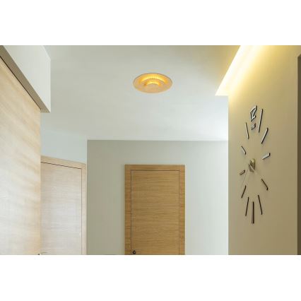 Globo - LED φωτιστικό οροφής LED/18W/230V 3000K Ø 18 cm χρυσό