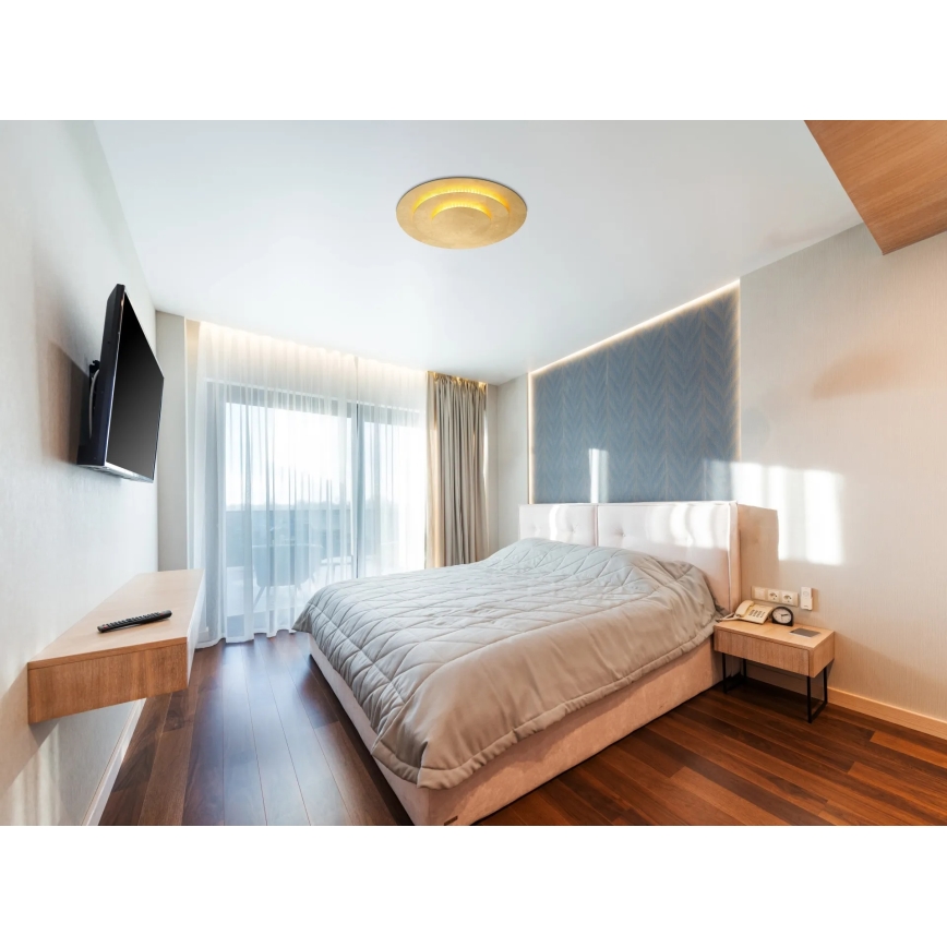 Globo - Φωτιστικό οροφής LED/24W/230V 3000K Ø 35 cm χρυσό