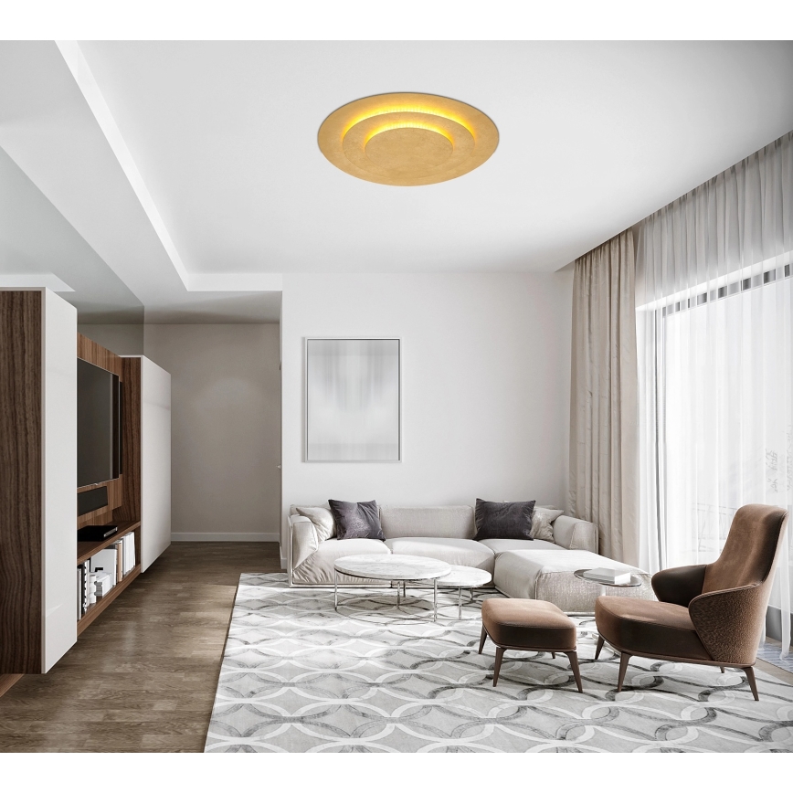 Globo - Φωτιστικό οροφής LED/40W/230V 3000K διάμ. 49 cm χρυσό